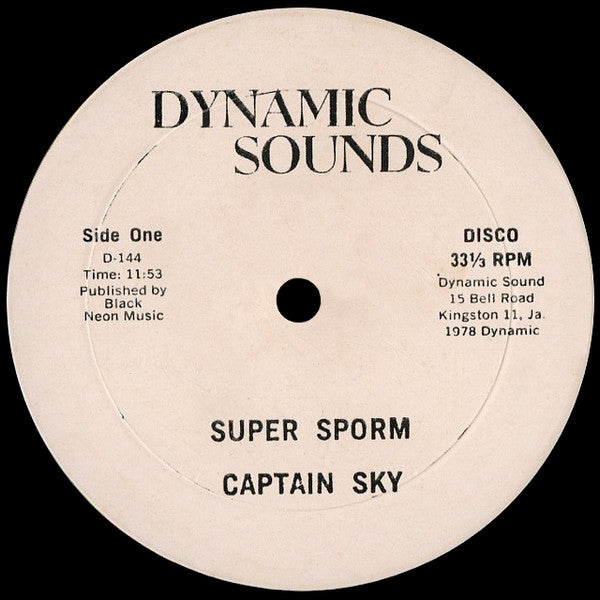 Captain Sky : Super Sporm (12", S/Sided)