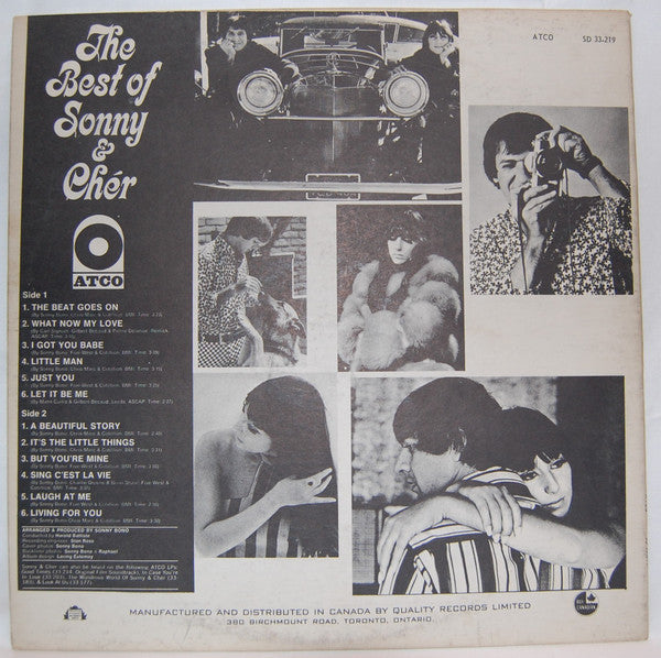 Sonny & Cher : The Best Of Sonny & Cher (LP, Comp)