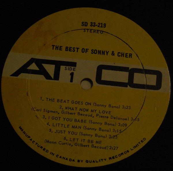 Sonny & Cher : The Best Of Sonny & Cher (LP, Comp)