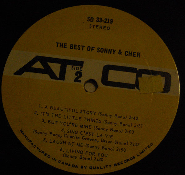 Sonny & Cher : The Best Of Sonny & Cher (LP, Comp)