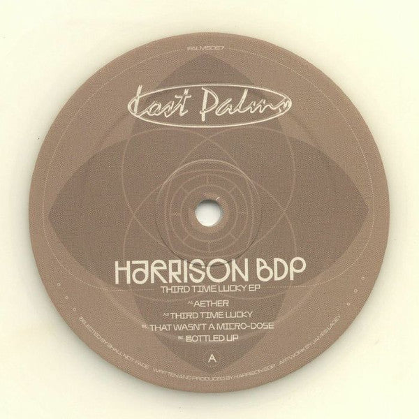 Harrison BDP : Third Time Lucky EP (12", EP, Tra)
