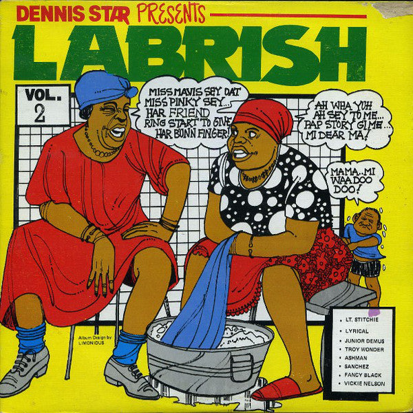 Various : Dennis Star Presents Labrish Vol. 2 (LP, Comp)