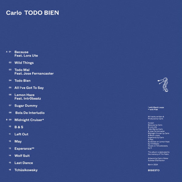 Carlo : Todo Bien (LP, Album)