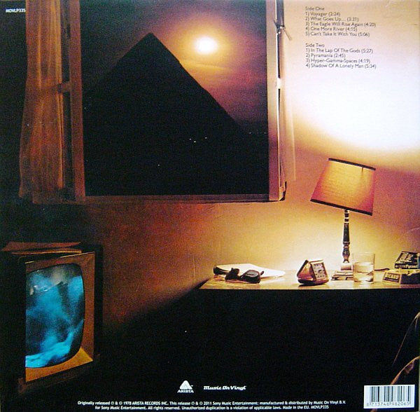 The Alan Parsons Project : Pyramid (LP, Album, RE, Gat)