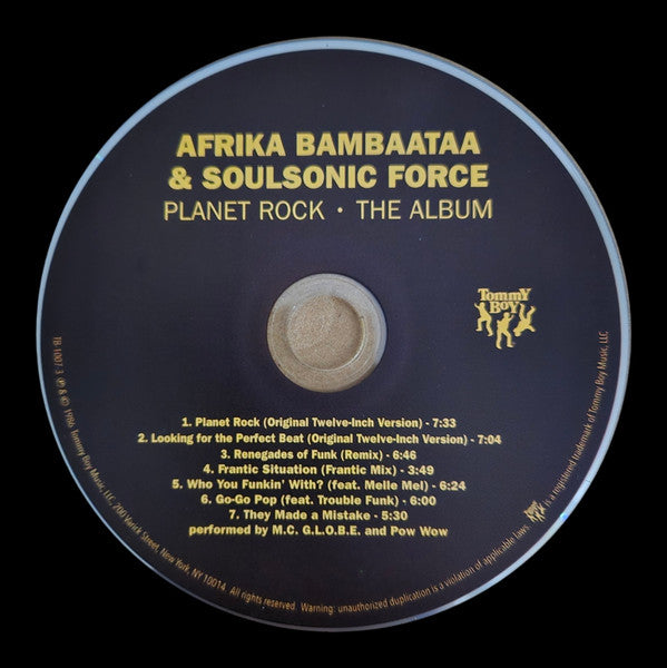 Afrika Bambaataa & Soulsonic Force : Planet Rock - The Album (Album,Limited Edition,Reissue)