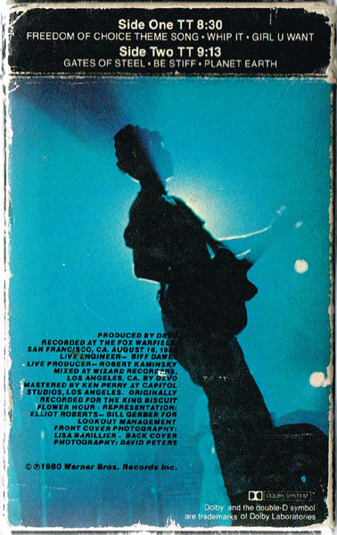 Devo : Dev-O Live (Cass, EP, Car)