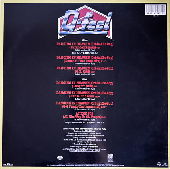 Q-Feel : Dancing In Heaven (Orbital Be Bop) (12")