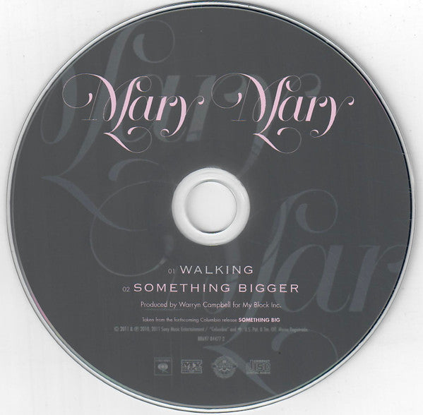 Mary Mary : Walking (CD, Single)