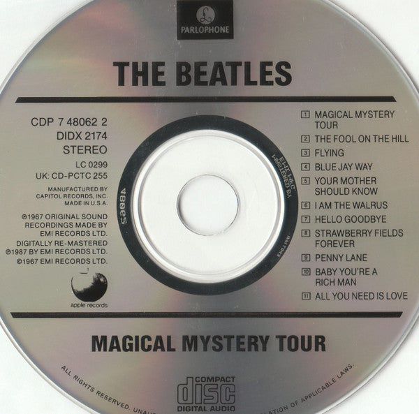 The Beatles : Magical Mystery Tour (CD, Album, RE, RM, RP, EMI)
