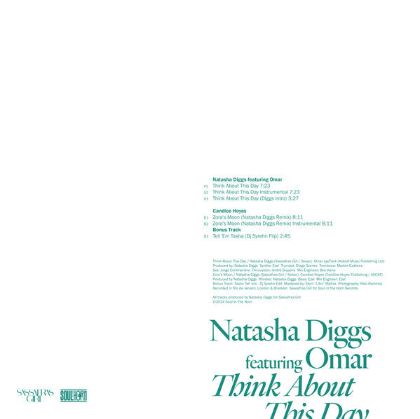 Natasha Diggs Featuring Omar : Think About This Day (12",33 ⅓ RPM)