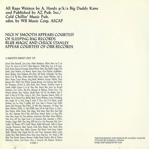 Big Daddy Kane : It's A Big Daddy Thing (CD, Album, SRC)