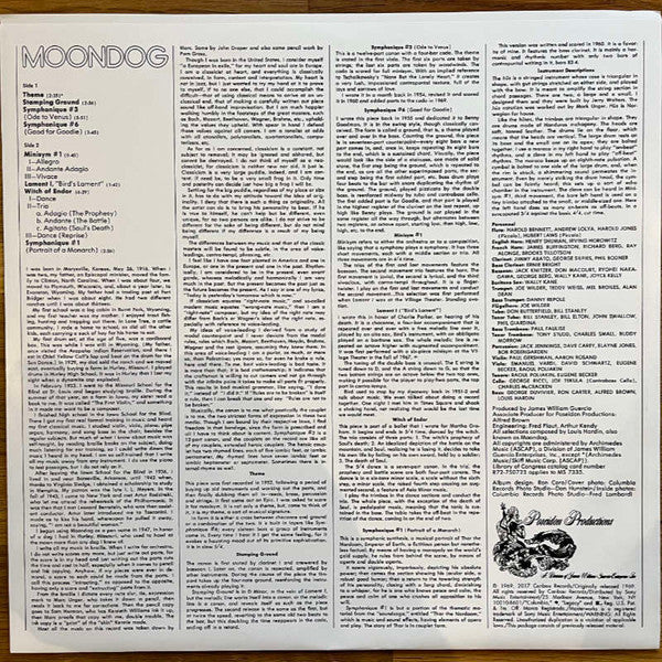 Moondog (2) : Moondog (LP, RE)