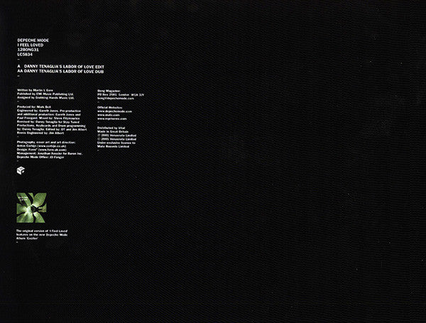 Depeche Mode : I Feel Loved (12",33 ⅓ RPM,Single)