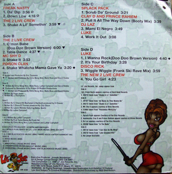 Various : Booty Mixx Party Club Classics (2xLP, Comp)
