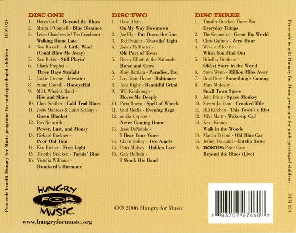 Various : A Case For Case (A Tribute To The Songs Of Peter Case) (3xCD, Album)