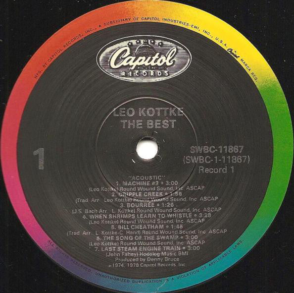 Leo Kottke : The Best (2xLP, Comp, Gat)