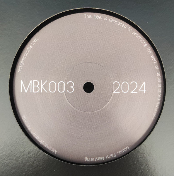 Various : MBK003 (12")