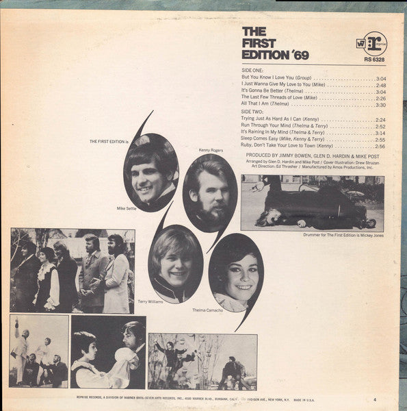 Kenny Rogers & The First Edition : '69 (LP, Album, San)