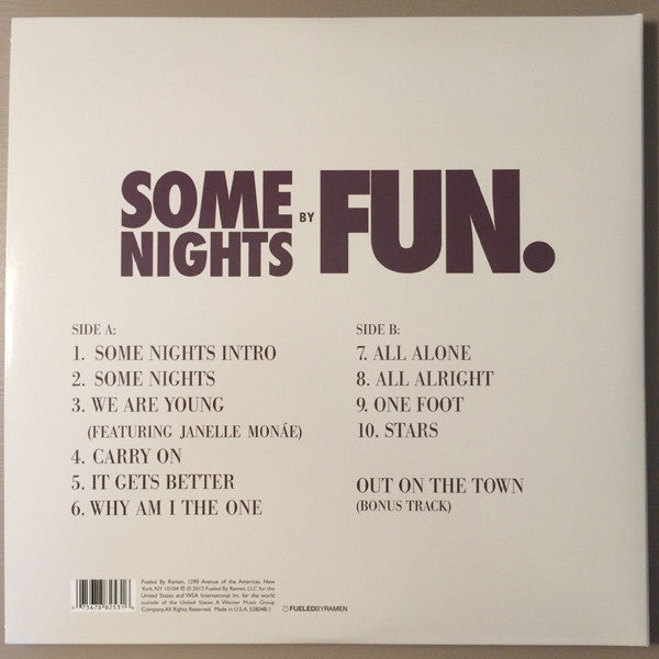 Fun. : Some Nights (LP, Album, 180 + CD, Album)
