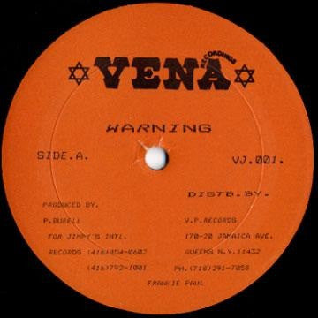 Frankie Paul : Warning (12")