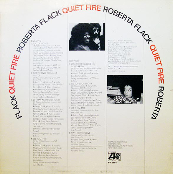 Roberta Flack : Quiet Fire (LP, Album, MO)