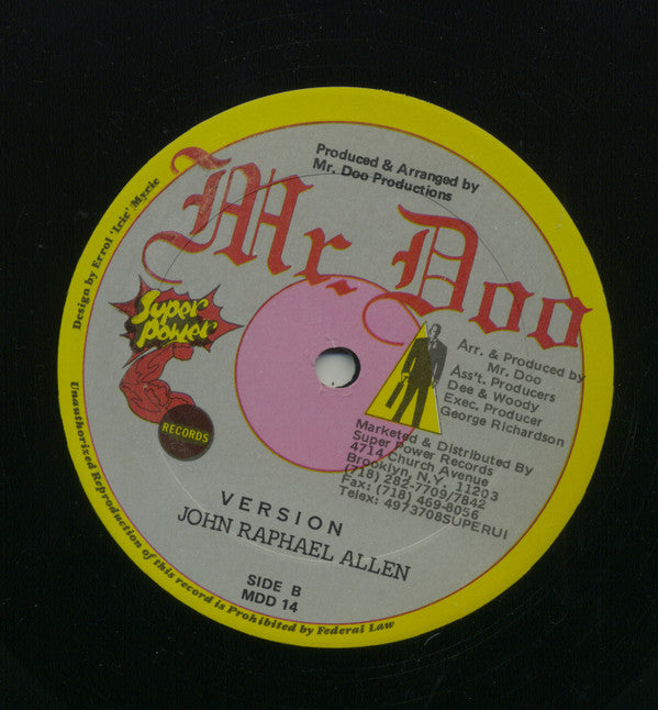 Cocoa Tea / Steelie & Clevie* : Rikers Island / Version (12")