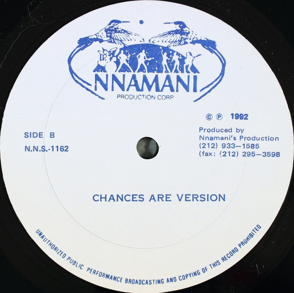Saphire (4) / Hopeton James : Chances Are (12")