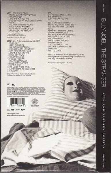 Billy Joel : The Stranger 30th Anniversary Edition (2xCD, Album, Dlx, RE, RM + DVD-V, NTSC + Box, Lon)
