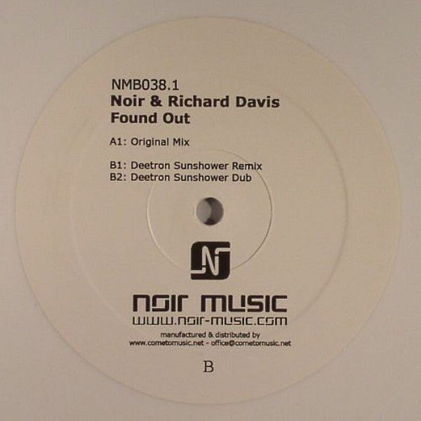 Noir & Richard Davis : Found Out (12",33 ⅓ RPM,45 RPM)