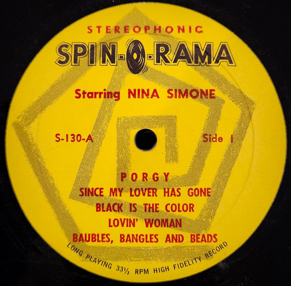 Nina Simone With George Wallington : Starring Nina Simone With George Wallington (LP, Album)