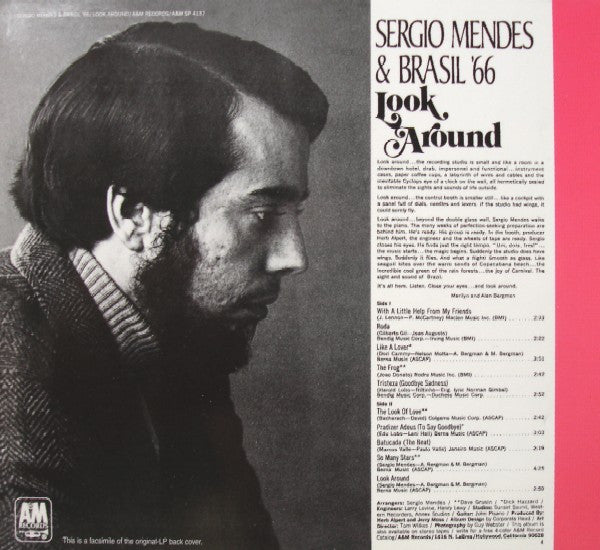 Sérgio Mendes & Brasil '66 : Look Around (CD, Album, RE, RM, Dig)