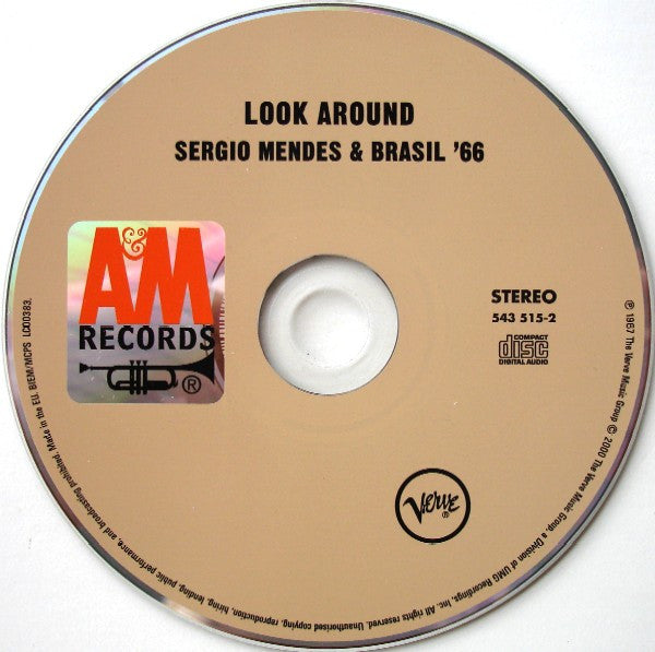 Sérgio Mendes & Brasil '66 : Look Around (CD, Album, RE, RM, Dig)