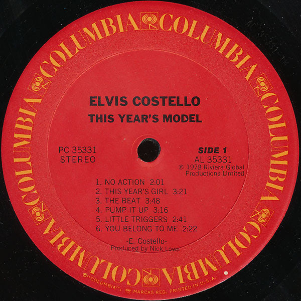 Elvis Costello : This Year's Model (LP, Album, RE, Car)