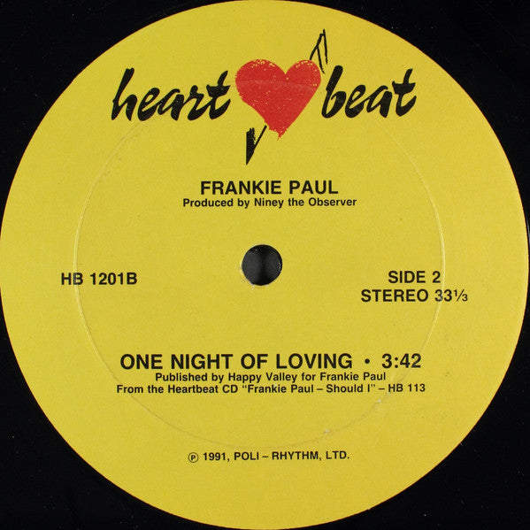Dawn Penn / Frankie Paul : You Don't Love Me / One Night Of Loving (12")