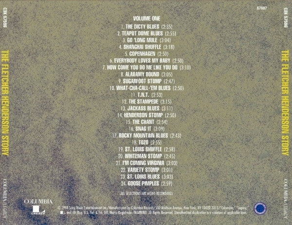 Fletcher Henderson : A Study In Frustration (The Fletcher Henderson Story) (Box, Comp, RE + 3xCD)