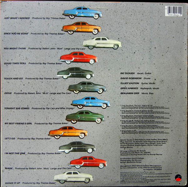 The Cars : The Cars Greatest Hits (LP, Comp, Club)