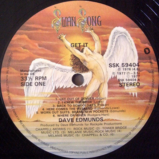 Dave Edmunds : Get It (LP, Album)
