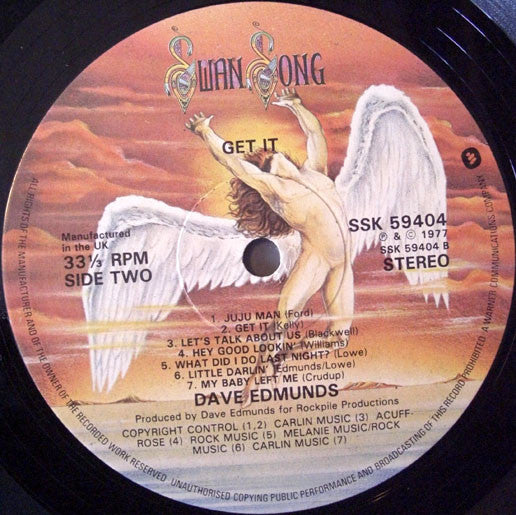 Dave Edmunds : Get It (LP, Album)
