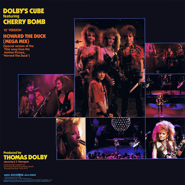 Dolby's Cube featuring Cherry Bomb (2) : Howard The Duck (12", Glo)