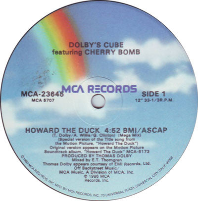 Dolby's Cube featuring Cherry Bomb (2) : Howard The Duck (12", Glo)