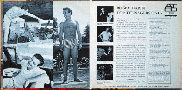 Bobby Darin : For Teenagers Only (LP,Album,Mono)