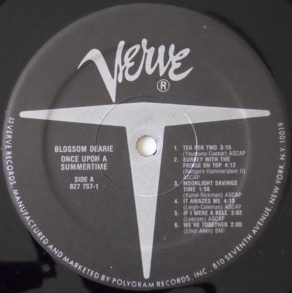 Blossom Dearie : Once Upon A Summertime (LP, RE)