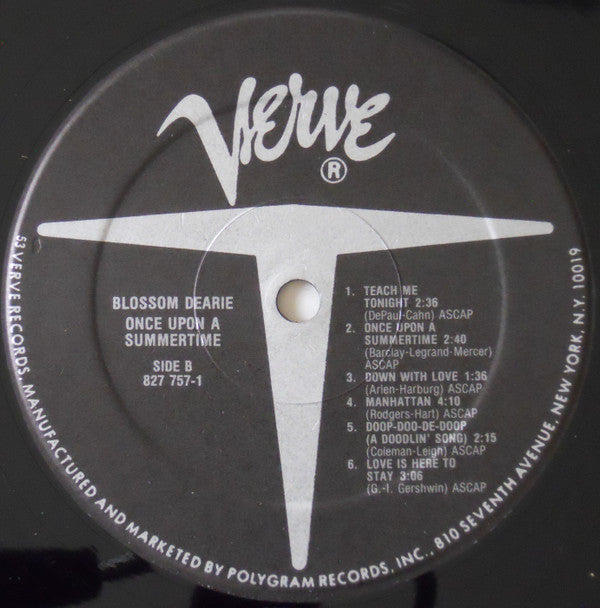 Blossom Dearie : Once Upon A Summertime (LP, RE)