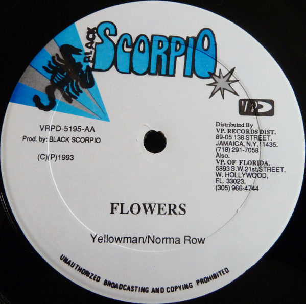 Mega Banton, Ricky General / Yellowman, Norma Row : Peace We Want / Flowers (12")