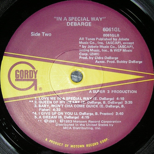DeBarge : In A Special Way (LP, Album)