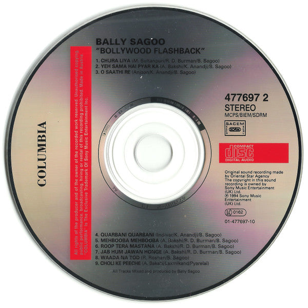 Bally Sagoo : Bollywood Flashback (CD, Album)