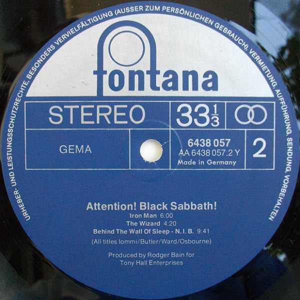 Black Sabbath : Attention! Black Sabbath! (LP, Comp)