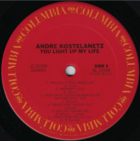 André Kostelanetz : You Light Up My Life (LP, Album)