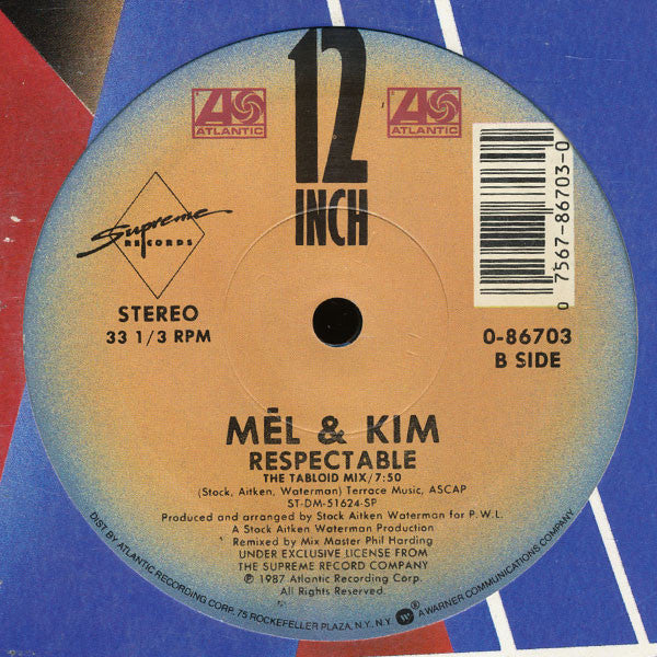 Mel & Kim : Respectable (12")