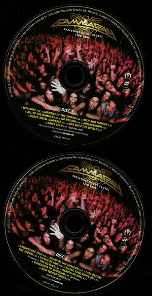 Gamma Ray : Skeletons In The Closet (CD, Enh + CD + Album, Dig)